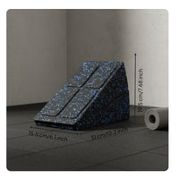3 Pieces Calf Stretcher Slant Board Adjustable Angles Squat Wedge Block Portable Squat Wedge for Weightlifters, Runners