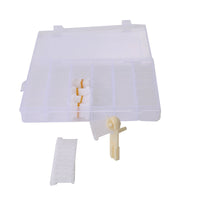 Embroidery Floss Organizer Box with Winding Boards and Yarn Winder