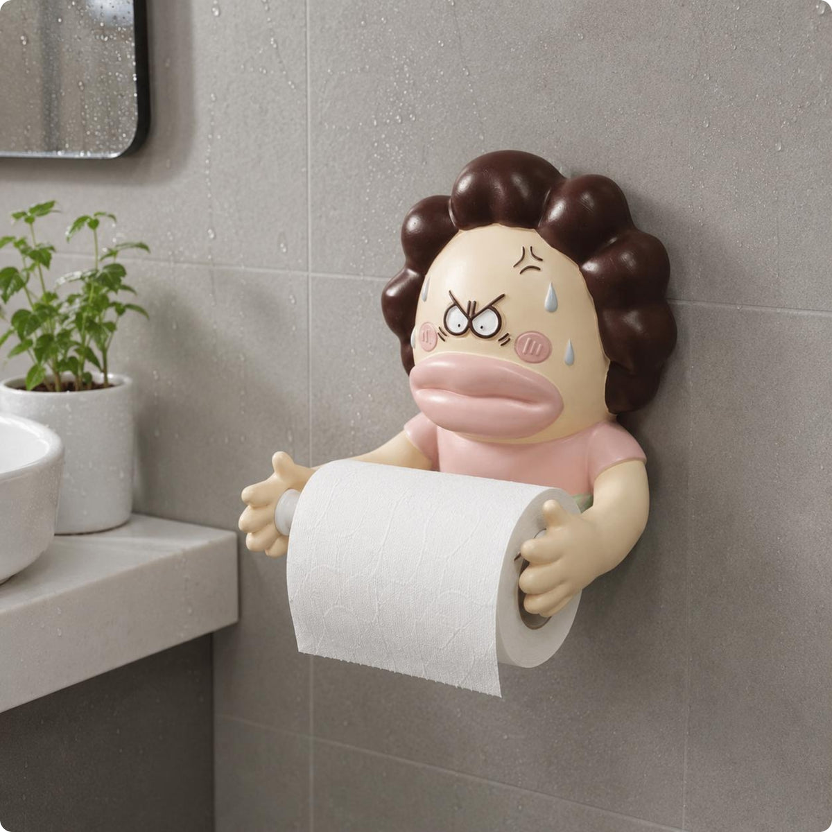 Cartoon Bathroom Tissue Holder No Character Toilet Roll Holder Decorative