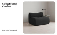 sweepd Bamboo-Joint Settee Minimalist aesthetic sectional Sofa Italian-Inspired plushLike Comfort for Families