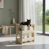 Feline Bunk Bed Space Saving Feline Sling Structure Scratch Resistant for Indoor