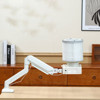 Desktop Dust Collector Adjustable Workroom Appliance Molded Plastic