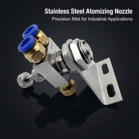 Misting Nozzle Stainless Steel, Nozzle Stainless Steel 4BSPT, 304 Stainless Steel Spray Tip, Fine Mi - Image 2