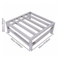 Washing Machine Pedestal Anti-Slip Feet Heavy Duty Stainless Steel Stand Water-Resistant Versatile Support Base for Kitchen, Washroom
