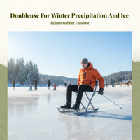 Ice Sled for Outdoor Winter, Kids & Adults, Skating