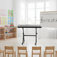 Z shape Frame Keyboard Stand Sturdy Z-Style Keyboard Holder Non-Slip Foam Musical Equipment for Rehearsal Room