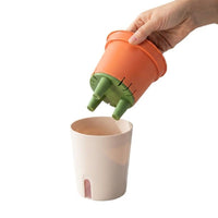Plant Pots for House Plants and Indoor Plants, Self Watering Indoor Plant Pot with Visible Water, Nordic Style Flower Pots, Anti-Fall Design