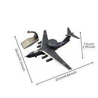 1:200 Scale A-50U Aircraft Model High-Detail Simulation Diecast Airplane Display Stand Included