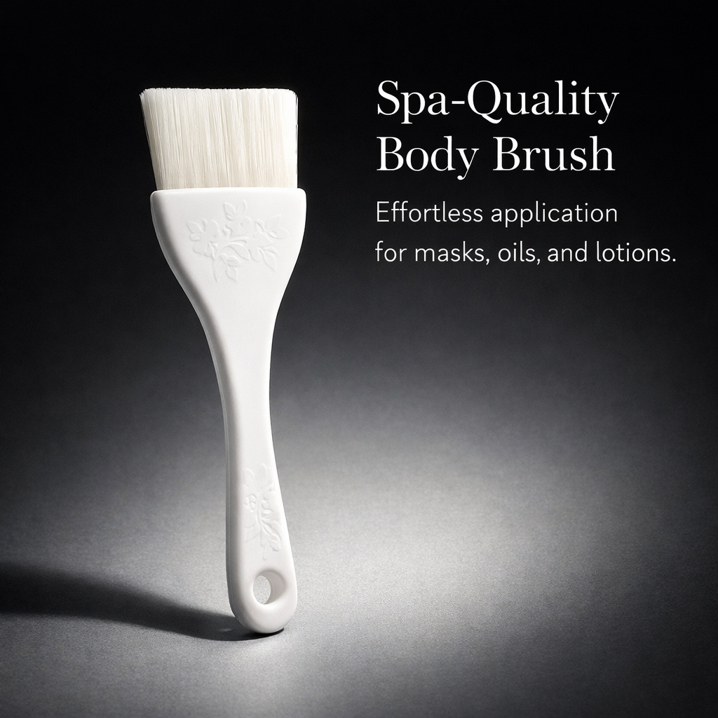 Cosmetic Brush with Long Handle, Nylon Bristles Body Lotion for Spa, for Essential Oil, Large for Skincare Enthusiasts