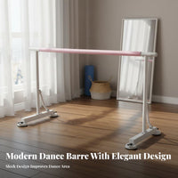 Adjustable Home Dance Bar Non-Slip Feet Freestanding Dance Bar Heavy-Duty Freestanding Dance Barre for Dancers, Beginners, Gym