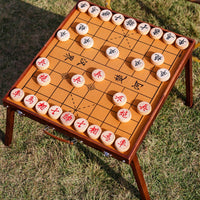 Chinese Chess Table Carrying Handle Xiangiqi Set Metal Latch