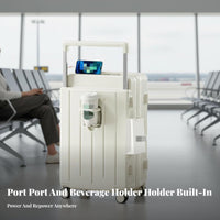 Multifunctional Luggage Wide Stable Handle Hardside Carry-on Lightweight