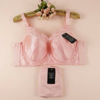 Lingerie Set with Full Coverage Bras for Women and Matching Underwear, Plus Size Support with Adjustable Straps for Everyday Wear