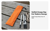 Dustproof Drawstring Storage Bag Long-Lasting Long Rectangular Pouch Lightweight for Hikers, Campers, Camping, Travel