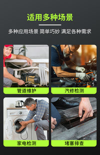 高清工业内窥镜P70防水4.3寸屏管道探测器汽车维修检测8mm镜头