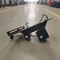 Hydraulic Gearbox Jack Adjustable Gearbox Jack with Safety Chain Gearbox Removal Tool Stable Accurate for Mechanics