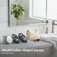 Gentle on Bristles Dry Makeup Brush Cleaner No Water Needed Eyeshadow Brush Cleaning Sponge Quick Clean for Travel, Dressing Table, Bathroom