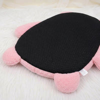 Cartoon Dog Bed, Calming Cat Bed for Anxious Pets, Washable Oval Dog Beds 56x49cm, Soft Polyester Fibre