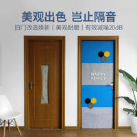Soundproof Door Panel Self-Adhesive Acoustic Foam for Noise Reduction and Room Renovation