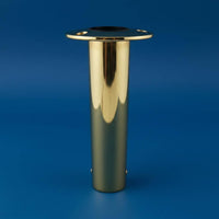 Stainless Steel Rod Holder Mirror Finish Boat Rod Holder Rubber Insert Gear for Yacht