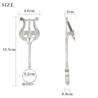Clarinet and Oboe Music Sheet Clip, Marching Music Clip, Portable Sheet Music Clip