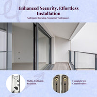 Aluminum Alloy Security Lock, Heavy-Duty Frame Latch