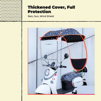 Waterproof motorcycle cover, steel
