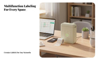 Handheld Thermal Labeler Portable Design Label device Rechargeable Battery