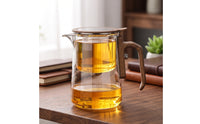 Glass Teapot with Infuser Clear Glass Teapot   Vessel for Simplicity Lovers