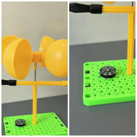 Experimental Weather Station Model with Compass Easy to Use Combined Wind Vane and Anemometer Kit Compact Anemometer with Wind Cups Portable for Teachers, Science Fair, Homeschool