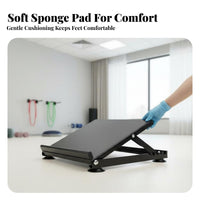 Adjustable Slant Board Padded Surface Foot Incline Stretcher Portable for Adults