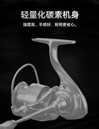 RTBLUE B5 Carbon Spinning Reel with Full Metal Body and Shallow Spool