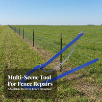Curved Jaw Barbed Wire Stretcher Thickened Wire Fence Repair Tool