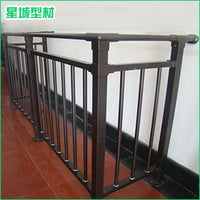 Modular Hot-Dip Galvanized Steel Balcony Railing for Residential Projects