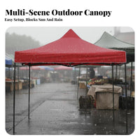 Advertising Gazebo Foldable Deployable up Canopy Tent Waterproof Instant-Setup Canopy for Street Vendors, Businesses, Business Shows, Carport