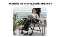 Folding Woven Lounger Portable Adjustable Sun Lounger High Weight Capacity