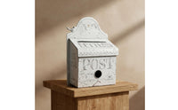Decorative Mailbox Distressed Vintage Mailbox Wall-Mounted for Porch, Homeowners