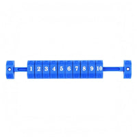 Mounting Holes Compact Rectangular Score Counter Lightweight Plastic Score Counter Sports Equipment