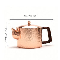 Copper Kettle with Side Handle Compact Kettle with Side Handle Classic Vessel for Collectors