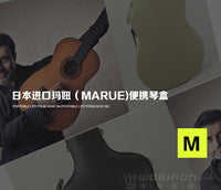 MARUE Portable ABS Guitar Case for Folk and Classical Guitars, 39/41 Inch