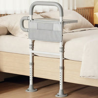 Bed Rail with Tabletop Padded Handrail Mobility Aid Non-Slip