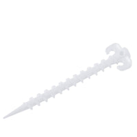 Luminous Spiral Tent Pegs for Outdoor Camping and Canopies, Portable Plastic Ground Stakes