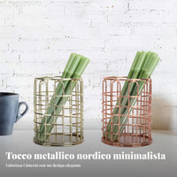 Nordic Design Stationery Holder Wrought Iron Design Metal Wire Writing