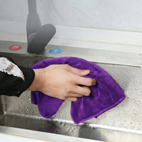 Anti-Shed Microfibre Cloth and Microfibre Towel, 300g Microfibre Towel for Car Detailing and Glass, Machine Washable and Absorbent