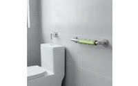 Wall-Mounted Grab Bar with Silicone Grip Textured Bathroom Grab Bar Heavy Duty Handrail Sturdy for Disabled