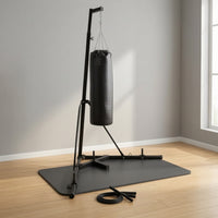 Foldable Boxing Stand Space-Saving Boxing Stand Featuring Triangular Base Stable