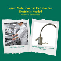Commercial Kitchen Faucet Valve, 304 Stainless Steel Water Conservation Device, sturdyduty water-guard faucet for restaurants, hotels, cafes