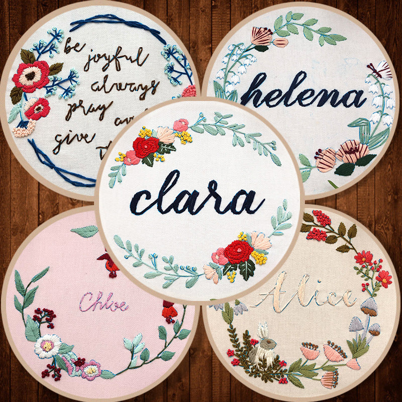 DIY 3D Ribbon Embroidery Kit for Beginners - Portuguese Artist Design