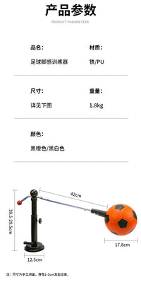 Suction Cup Footwork Trainer with Soccer Ball