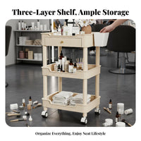 Beauty Salon Trolley Easy Mobility Beauty Trolley Cart Sturdy Frame Salon Work Station for Beauticians, Estheticians, Design Studio Studio, Washroom
